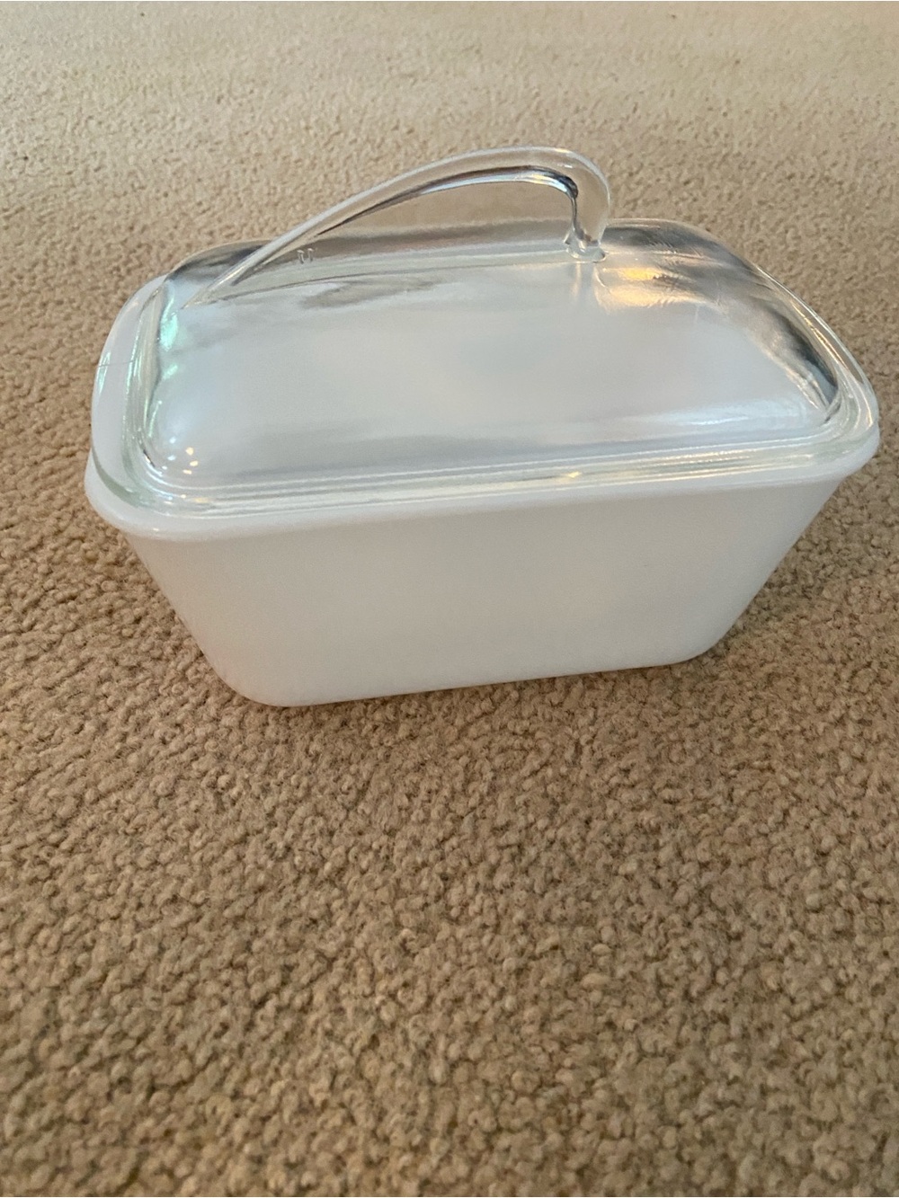 Vintage Glasbake loaf pan